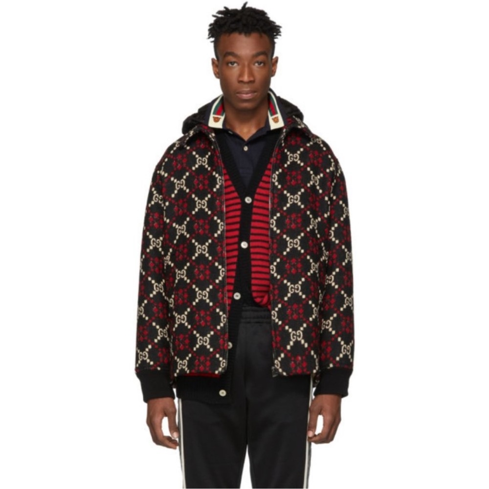 Authentic 💎Gucci Mens GG Diamont Jacket - Picture 5 of 10